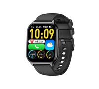 Reloj deportivo cuadrado (negro) con monitorización de oxígeno en sangre, sueño y frecuencia cardíaca. : Regalo sorpresa negro