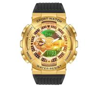 Reloj Deportivo Digital para Hombre, Colorido Reloj de Pulsera Militar para Hombre, Hora Mundial, Reloj Deportivo para Hombre, con luz de Mano elevadora, cronómetro de Cara Grande, Alarma