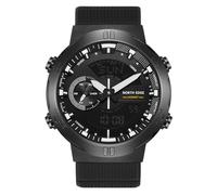 Reloj deportivo digital para hombre - Relojes impermeables de pantalla LED de cara grande | Luminous Alarm Simple Army, Negro 1, verwijzen naar de beschrijving, Banda