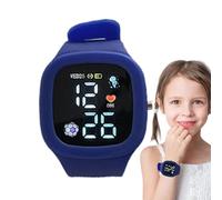 Reloj deportivo digital para, Reloj deportivo para,Relojes de pulsera cuadrados que brillan en Le Noir con pantalla LED colorida | Relojes digitales multifunción de silicona, Regalos de cumpleaños