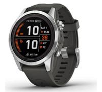 Reloj deportivo Garmin Fēnix 7S Pro 1.2" Power Glass GPS Solar Plata Banda Grafito 32GB