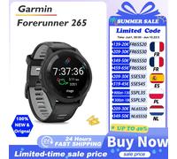 Reloj Deportivo Garmin Forerunner 265, GPS para Exteriores, Running, Fitness, Maratón, Natación, Monitor de Ritmo Cardíaco, Oxígeno en Sangre, Smartwatch Black Today