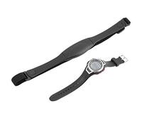 Reloj deportivo inalámbrico con monitor de frecuencia cardíaca impermeable y correa de pecho con retroiluminación y reloj despertador para correr y bucear