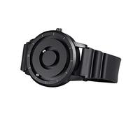 Reloj deportivo magnético para hombre, estilo cuarzo, sin futuro, moderno, para hombre, negro, One Size