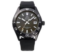 Orient Sports Mako AC0Q - Reloj de Hombre automático con Carga Manual, Impermeable, 40 mm, Silicona Negra, Deportes