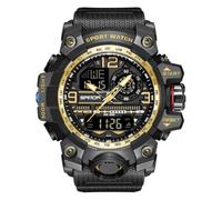 Reloj deportivo militar analógico digital de doble pantalla táctico para | Reloj de pulsera clásico multifunción con cronómetro, casual, impermeable, militar, resistente al agua