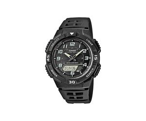 Reloj deportivo para hombre Casio SOLAR AQ-S800W-1B Hora Mundial Cronómetro 5 alarmas diarias correa de resina 100m resistente al agua