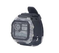 Reloj deportivo para hombresReloj de pulsera digital impermeable para hombres, reloj despertador 12 24 horas, batería 68 mAh, WR50M, espejo de resina, acrílico, impermeable, reloj electrónico