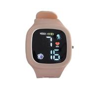 Reloj deportivo para niños - Reloj digital para niños con pantalla LED cuadrada colorida que brilla en la oscuridad | Regalo de cumpleaños de silicona impermeable para niños y niñas Calculadora de