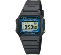 Reloj deportivo unisex casio, modelo f-105w-1a. resina correa de color
