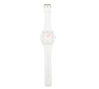 Reloj deportivo unisex para enfermeras, médicos, estudiantes, resistente al agua, esfera blanca fácil de leer, correa cómoda, cronometraje fiable para estilos de vida activos, Weiß