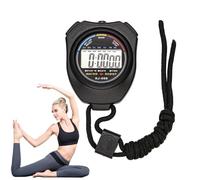 Reloj deportivo | Visualiza el temporizador portátil | Sport Watch Water of, Waterproof Time Conteting for Fitness | Big Display Design Home Timer Data Display sin ruido para atletas, estudiantes