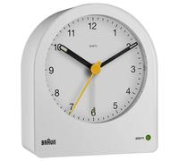 Reloj Despertador Analógico Clásico Braun BC22, Blanco - BC22W