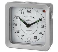 Reloj Despertador Analógico De Cuarzo A660-19 Con Luz Y Función Snooze Plata