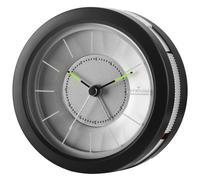 Reloj Despertador Analógico De Cuarzo Diseño A106-7 Luz Snooze Negro