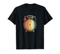 Reloj Despertador analógico Vintage Twin Bell Camiseta gráfica económica