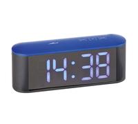 RELOJ Despertador ATLANTA Con Pantalla LED Gris / Azul 1133/5