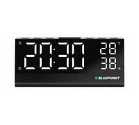 Reloj Despertador Blaupunkt CR10ALU FM PLL LED Aluminio Negro