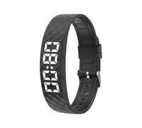 Reloj despertador con temporizador silencioso, reloj despertador vibratorio ajustable, para dormir, personas mayores, mujeres, hombres, niñas y niños, negro, Deportivo