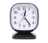 Reloj despertador contemporáneo con mecanismo silencioso para decoración de dormitorio de niños, minimalistas simples, cuadrado, redondo, analógico