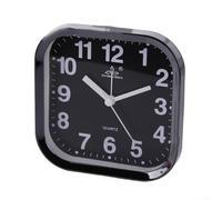 Reloj despertador cuadrado con mecanismo de segundo salto preciso y salida de audio fuerte para un despertar fiable (#2)