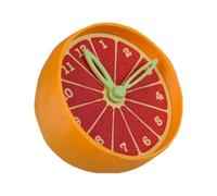 Reloj despertador de frutas | Reloj pequeño de mesa con estampado de cítricos en 3D, funciona con pilas, bonita decoración para niños, adultos, cumpleaños, profesores, escuela, dormitorio, sala de