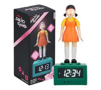 Reloj Despertador de muñeca del Juego del Calamar, luz Oficial de Netflix, Accesorios y decoración para Dormitorio de niños Paladone