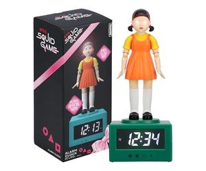 Reloj Despertador de muñeca del Juego del Calamar, luz Oficial de Netflix, Accesorios y decoración para Dormitorio de niños Paladone