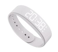 Reloj despertador de muñeca vibratorio, pulsera inteligente digital, pantalla LED silenciosa impermeable para adultos, adolescentes, personas que duermen mucho, categoría de gestión del tiempo, reloj