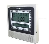 Reloj despertador de oración, recordatorio digital, reloj de pared Azan, mesa, alarma, hora de oración, visualización de temperatura, relojes decorativos para dormitorios, niños, para personas que