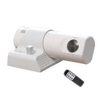 Reloj despertador de proyección con mando a distancia, pantalla LED digital para decoración del hogar, elegante reloj de proyección de tiempo para dormitorios y salas de estar