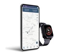 Reloj despertador de seguridad móvil para ancianos y demencia con alarma de caída, botón SOS, GPS y llamadas de voz de 2 vías, aplicación del Reino Unido para tranquilidad familiar (4 g)