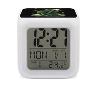 Reloj despertador digital con diseño de aliens and Bigfoot con 7 colores cambiantes, para dormir y practicar deporte