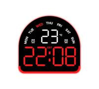 Reloj despertador digital LED con 3 atenuadores de brillo para dormitorio, sala de estar, oficina, mesita de noche para dormitorio