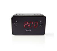 Nedis CLAR002BK - Radio Reloj