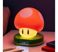 Reloj Despertador Digital Super Mario Hongo Para Niños LED Luz Nocturna