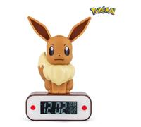 Reloj Despertador Digital Teknofun Pokémon Rectángulo Marrón Blanco
