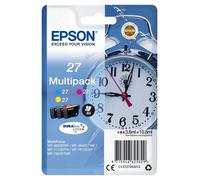 Reloj Despertador Epson Multipack 3 Colores Tintas DURABrite Ultra 27