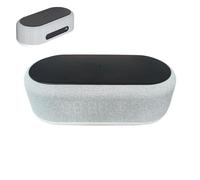 Reloj despertador equipado con carga inalámbrica,Herramientas de gestión del tiempo con pantalla de temperatura - Reloj digital de escritorio | para durmientes profundos, mujeres, hombres y familia