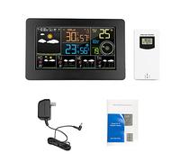 Reloj despertador estación meteorológica con Control de aplicación reloj inteligente temperatura humedad reloj de mesa Digital electrónico