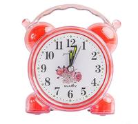 Reloj despertador excepcional para uso práctico, alertas fuertes y fácil configuración para todos los entornos (rojo)