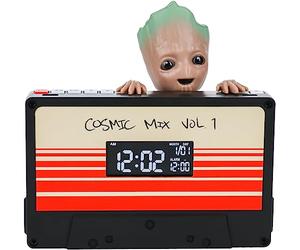 Reloj Despertador I Am Groot Marvel - Producto Oficial Guardians of The Galaxy, Reloj Digital con Temporizador de Despertador, decoración para hogar y Dormitorio, Regalo Coleccionable de 5.7"