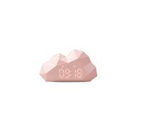 Reloj Despertador Inteligente Digital Mini Cloudy - Mesita de Noche o Escritorio - Decoración Original Hogar y Habitación - Tamaño Pequeño - Diseño Moderno y Original - Función Snooze - Rosa - Mob