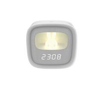 Reloj Despertador Luz de Noche LED Infantil con Figura Conejo y 3 Alarmas