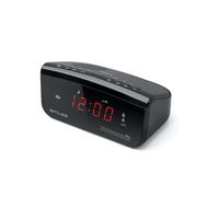 Reloj Despertador Muse M-12CR Digital FM LED Rojo Negro