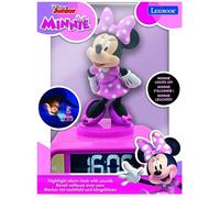 Reloj Despertador Nocturno Minnie Sonidos Y Melodías, Pantalla LCD
