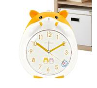 Reloj despertador portátil, adorable altavoz de charla, 7.68 x 5.98 x 4.53 pulgadas, reloj de animales con características interactivas, pequeño reloj educativo, bonita alarma con uso de mesa