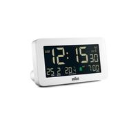 Reloj Despertador Radio-Controlado - BRAUN - BC10 - Digital - Blanco - Retroiluminado
