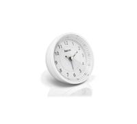 Reloj despertador radiocontrolado Roundly, blanco