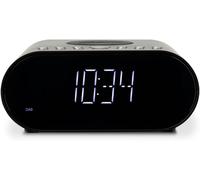 RELOJ DESPERTADOR ROBERTS Ortus Charge DAB+/FM/Bluetooth Con Cargador Qi, Negro